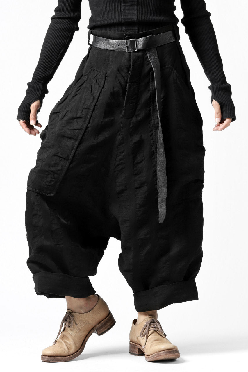 画像をギャラリービューアに読み込む, SOSNOVSKA SQUEEZED STRIPE PANTS (BLACK)