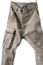 Load image into Gallery viewer, 11 BY BORIS BIDJAN SABERI CARGO POCKET PANT / STRETCH DENIM &quot;P21B-F-1482&quot; (GUM)