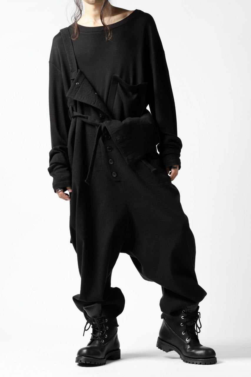 Load image into Gallery viewer, SOSNOVSKA exclusive VOLUMETRIC WARM OVERALL / WOOL &amp; CASHMERE (CHARCOAL)