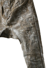 Load image into Gallery viewer, BORIS BIDJAN SABERI CROPPED TROUSER / WAX GUM DYED &amp; BODY MOLDED &quot;P15.1 BF-FKU10001&quot; (LIGHT GUM)