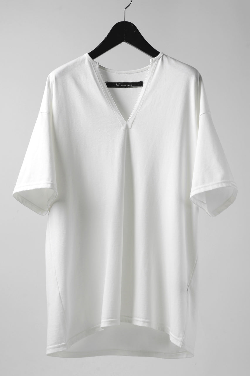 Load image into Gallery viewer, A.F ARTEFACT SKIPPER NECK OVER SIZED TOPS (WHITE)
