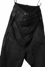 Load image into Gallery viewer, BORIS BIDJAN SABERI BAGGY TROUSER / VINYL COATED &amp; NICKEL PRESSED &quot;P1.1-FKU10001&quot; (BLACK)