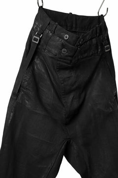 画像をギャラリービューアに読み込む, BORIS BIDJAN SABERI BAGGY TROUSER / VINYL COATED &amp; NICKEL PRESSED &quot;P1.1-FKU10001&quot; (BLACK)