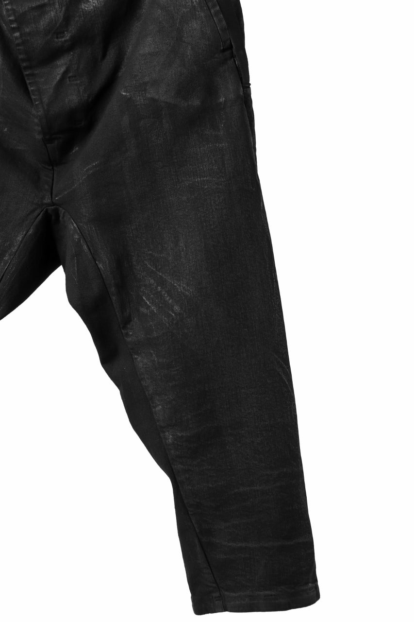 Load image into Gallery viewer, BORIS BIDJAN SABERI BAGGY TROUSER / VINYL COATED &amp; NICKEL PRESSED &quot;P1.1-FKU10001&quot; (BLACK)