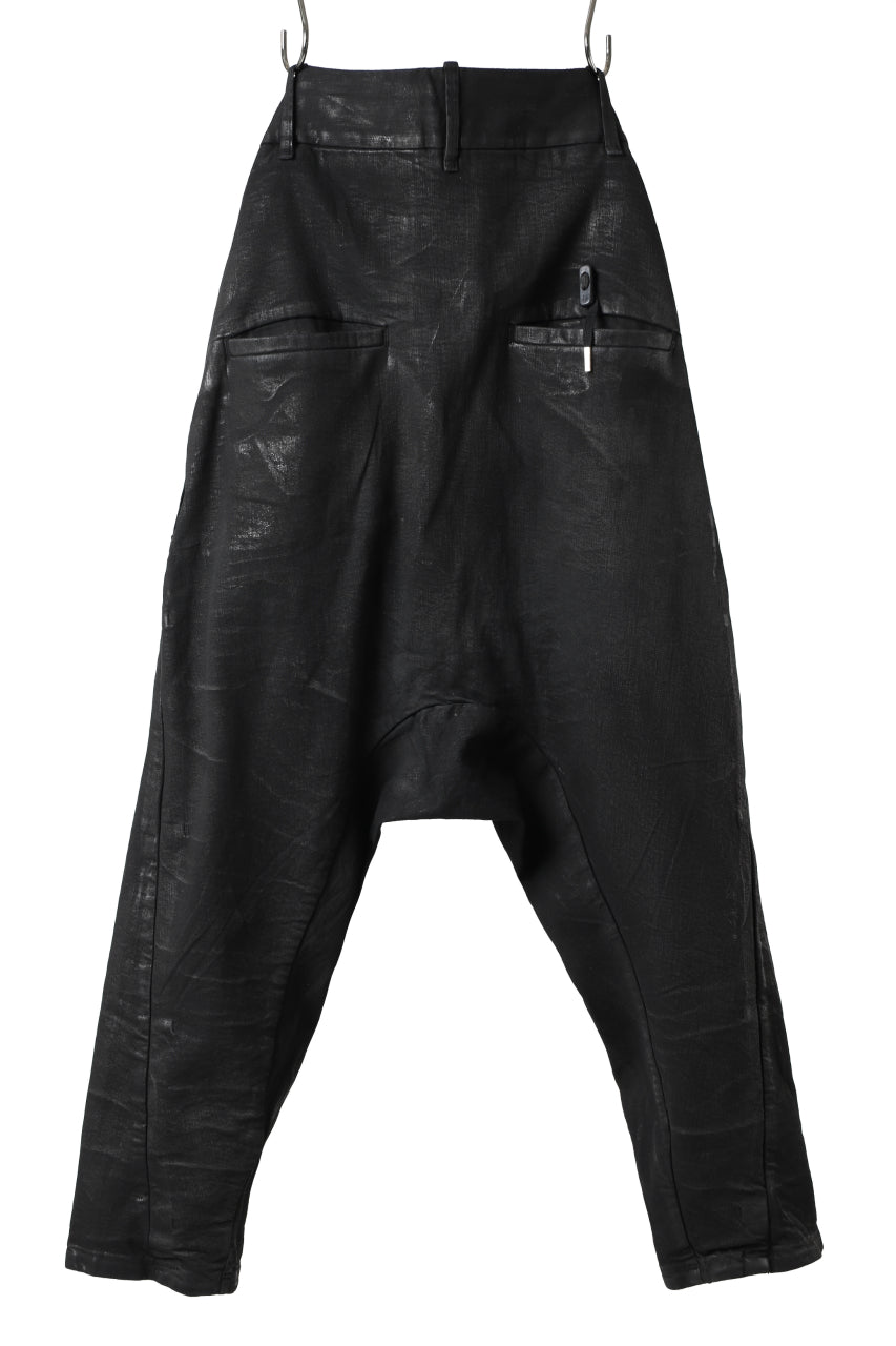 画像をギャラリービューアに読み込む, BORIS BIDJAN SABERI BAGGY TROUSER / VINYL COATED &amp; NICKEL PRESSED &quot;P1.1-FKU10001&quot; (BLACK)