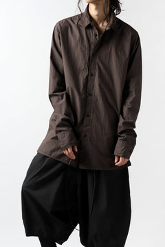 Load image into Gallery viewer, RUNDHOLZ DIP REGULAR COLLAR SHIRT / DYED C-CLOTH (RUST)