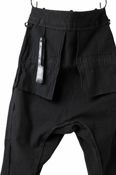 画像をギャラリービューアに読み込む, BORIS BIDJAN SABERI BAGGY TROUSER / VINYL COATED &amp; NICKEL PRESSED &quot;P1.1-FKU10001&quot; (BLACK)