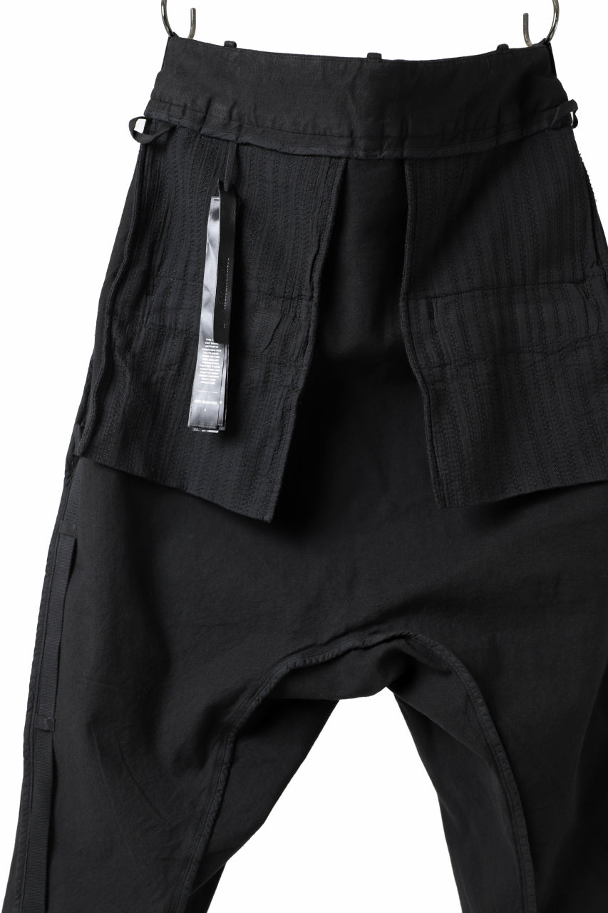 Load image into Gallery viewer, BORIS BIDJAN SABERI BAGGY TROUSER / VINYL COATED &amp; NICKEL PRESSED &quot;P1.1-FKU10001&quot; (BLACK)