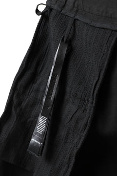 Load image into Gallery viewer, BORIS BIDJAN SABERI BAGGY TROUSER / VINYL COATED &amp; NICKEL PRESSED &quot;P1.1-FKU10001&quot; (BLACK)