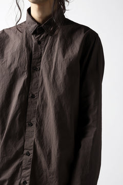 Load image into Gallery viewer, RUNDHOLZ DIP REGULAR COLLAR SHIRT / DYED C-CLOTH (RUST)