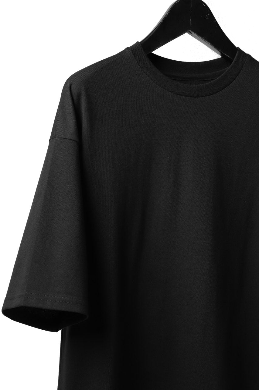A.F ARTEFACT "PLAIN" EMBROIDERY OVER SIZED TOPS (BLACK)
