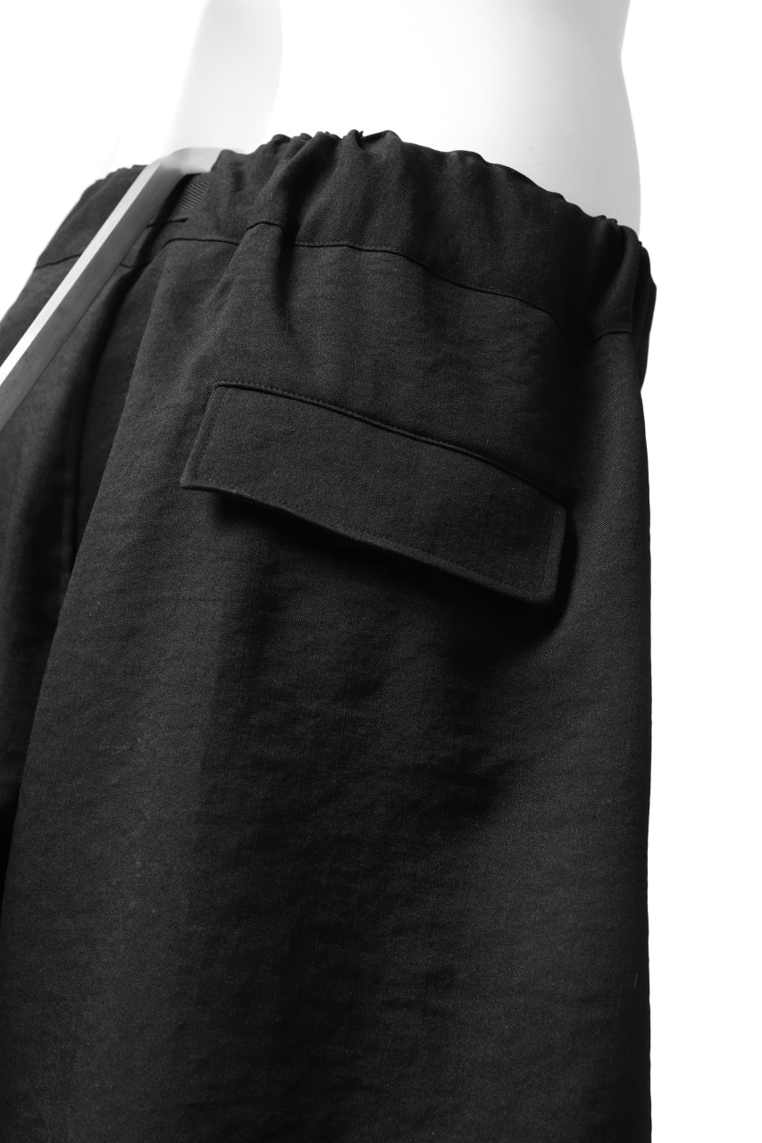 画像をギャラリービューアに読み込む, Y-3 Yohji Yamamoto CLASSIC TAILOR SHORT PANTS / POLY TWILL (BLACK)