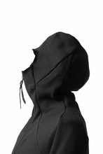 Load image into Gallery viewer, LEON EMANUEL BLANCK FORCED ZIPPED HOODY JACKET / HEAVY COTTON (BLACK)