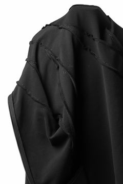 Load image into Gallery viewer, LEON EMANUEL BLANCK FORCED ZIPPED HOODY JACKET / HEAVY COTTON (BLACK)