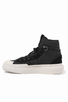 画像をギャラリービューアに読み込む, Y-3 Yohji Yamamoto AJATU COURT HIGH SNEAKERS (BLACK/BLACK/COREWHITE)