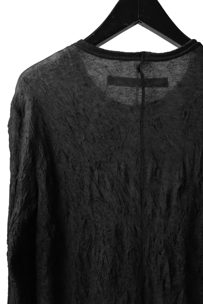 A.F ARTEFACT DOUBLE LAYERED LONG SLEEVE TOPS (BLACK×WHITE)