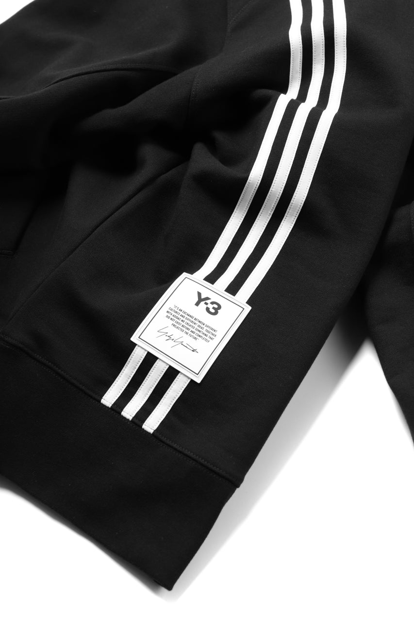 Load image into Gallery viewer, Y-3 Yohji Yamamoto 3-STP HOODIE PARKA / FRENCH TERRY (BLACK)