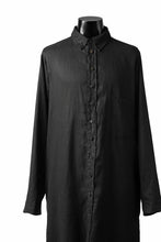Aleksandr Manamis Long Box Pleat Shirt (BLACK)の商品ページ