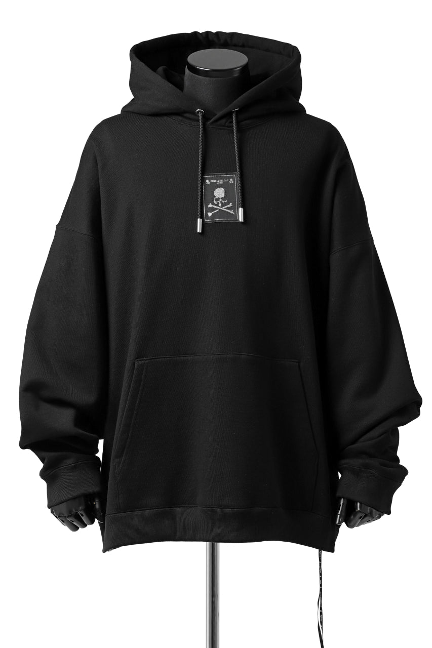 24時間以内発送 完売品 M S Logo Hooded Sweatshirt mastermind JAPAN SWEAT HOODIE / BACK CIRCLE SKULL LOGO (BLACK)の