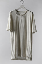 Load image into Gallery viewer, RUNDHOLZ DIP DISTORTED NECK T-SHIRT / DYED L.JERSEY (MARBLE)