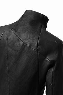Load image into Gallery viewer, LEON EMANUEL BLANCK exclusive DISTORTION LEATHER JACKET / GERMAN SOFT HORSE (BLACK)