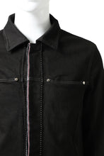 Load image into Gallery viewer, incarnation SELVEDGE JEAN JACKET / ITALY 12oz DENIM (PIECE DYED BLACK)