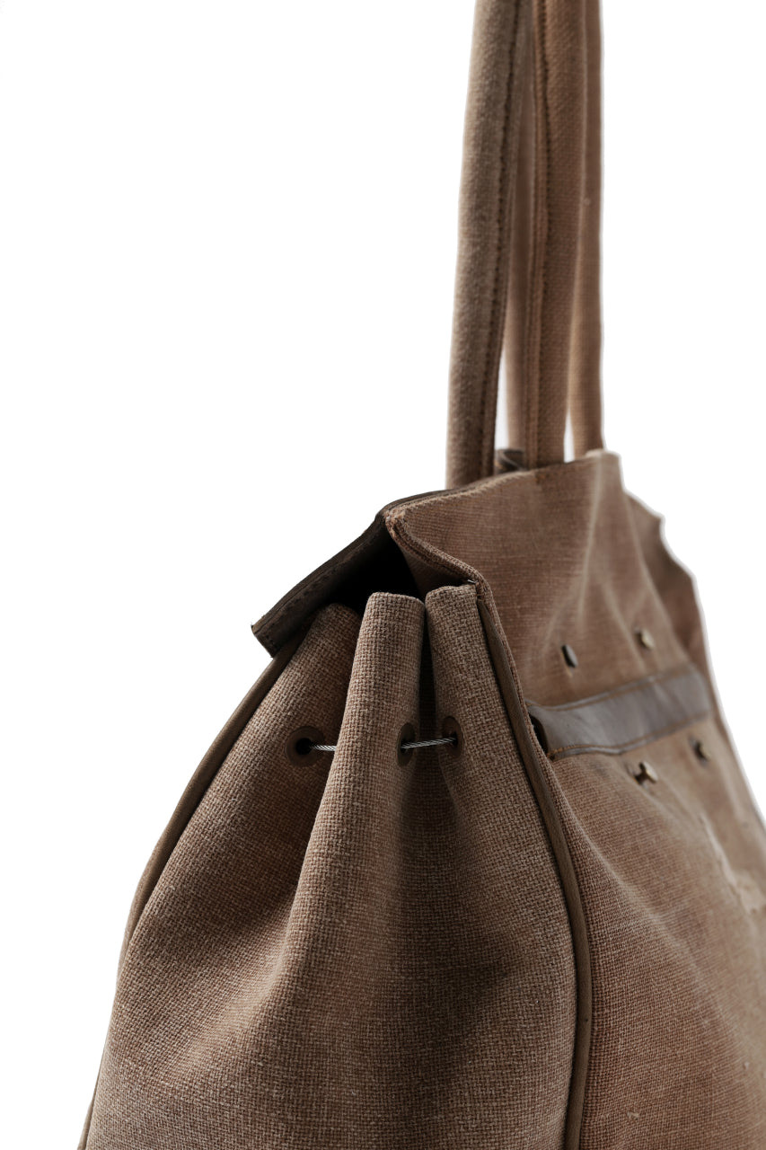 ierib exclusive bark bag #40 / Cordovan+Vintage JP-Fabric (BROWN)