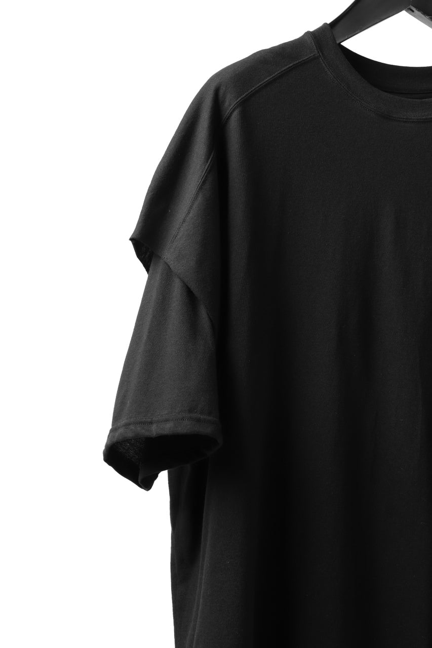 画像をギャラリービューアに読み込む, A.F ARTEFACT &quot;NO FACE&quot; LAYERED OVER SIZE TOPS (BLACK)