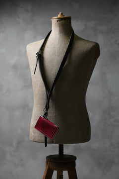 Load image into Gallery viewer, Portaille &quot;Limited Made&quot; ZIP KEY CASE / Elbamatt by TEMPESTI (RED)