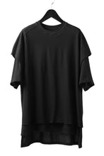 画像をギャラリービューアに読み込む, A.F ARTEFACT &quot;NO FACE&quot; LAYERED OVER SIZE TOPS (BLACK)