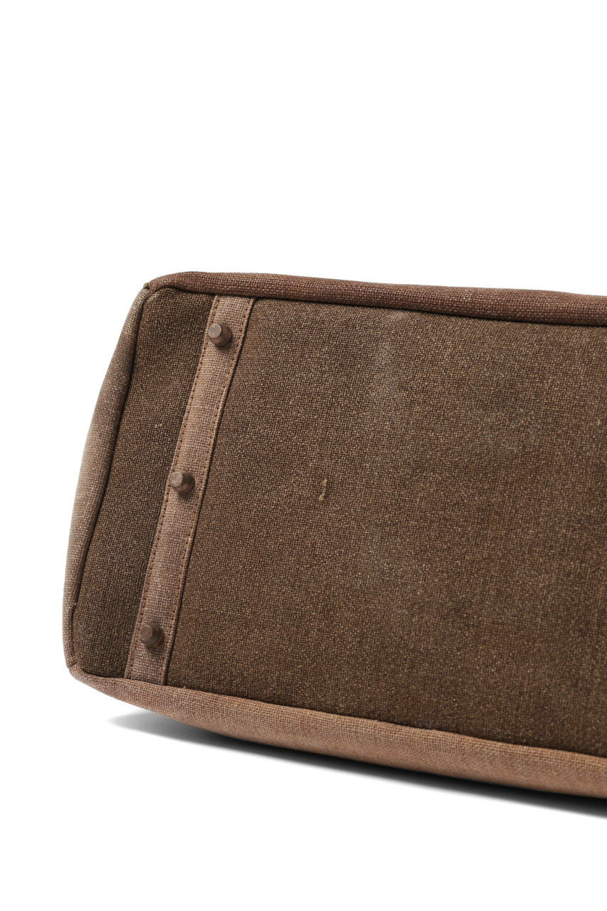画像をギャラリービューアに読み込む, ierib exclusive bark bag #40 / Cordovan+Vintage JP-Fabric (BROWN)