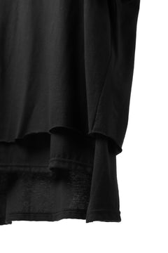 画像をギャラリービューアに読み込む, A.F ARTEFACT &quot;NO FACE&quot; LAYERED OVER SIZE TOPS (BLACK)