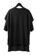 画像をギャラリービューアに読み込む, A.F ARTEFACT &quot;NO FACE&quot; LAYERED OVER SIZE TOPS (BLACK)