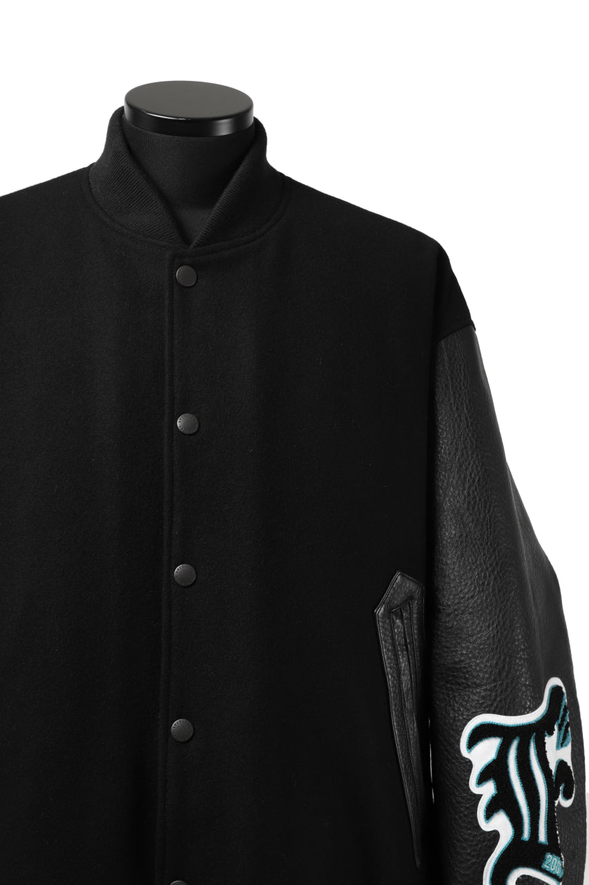 FACETASM "F" STADIUM JACKET (BLACK)