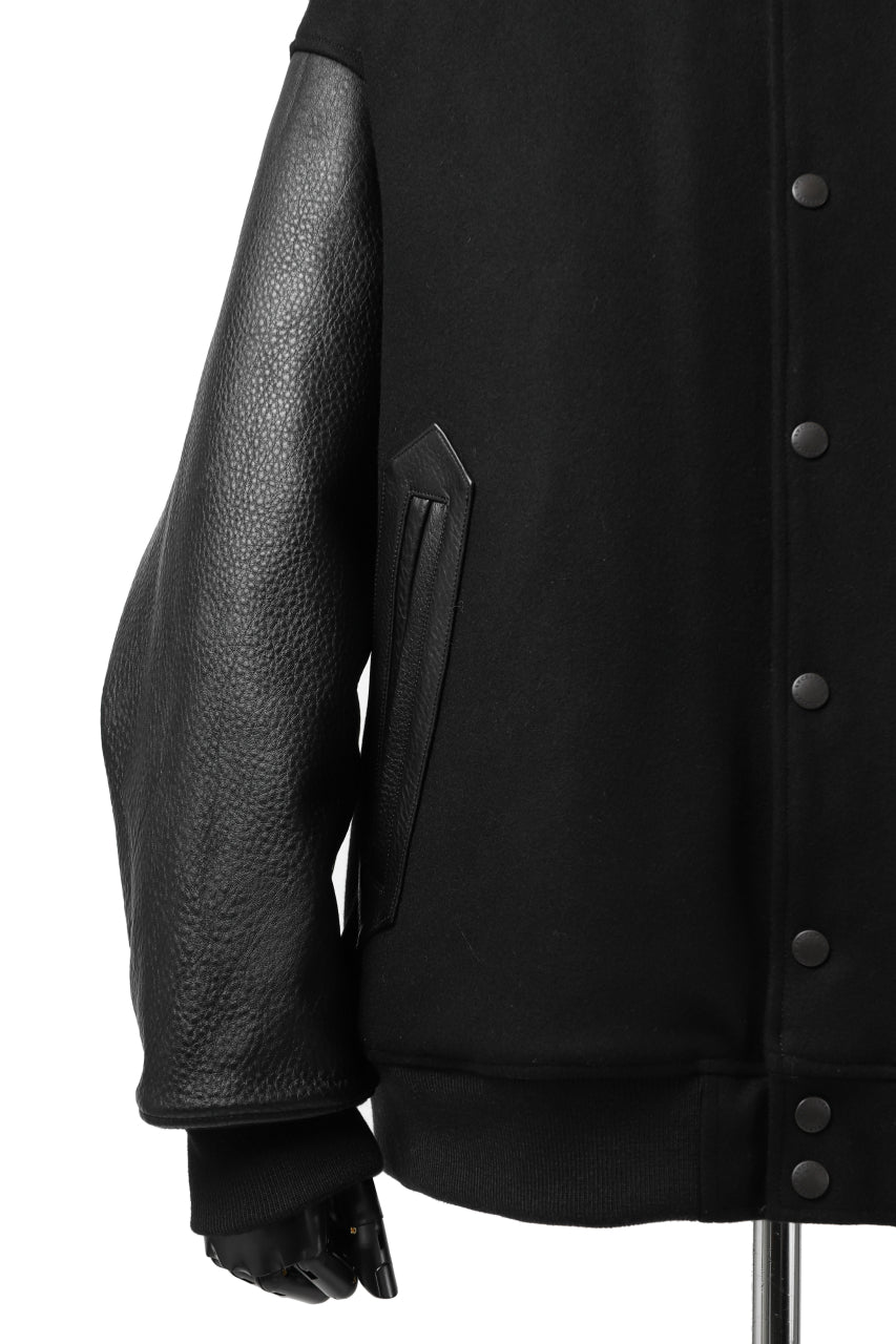 FACETASM "F" STADIUM JACKET (BLACK)