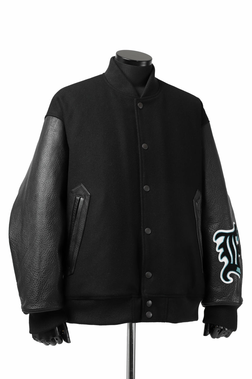 FACETASM "F" STADIUM JACKET (BLACK)