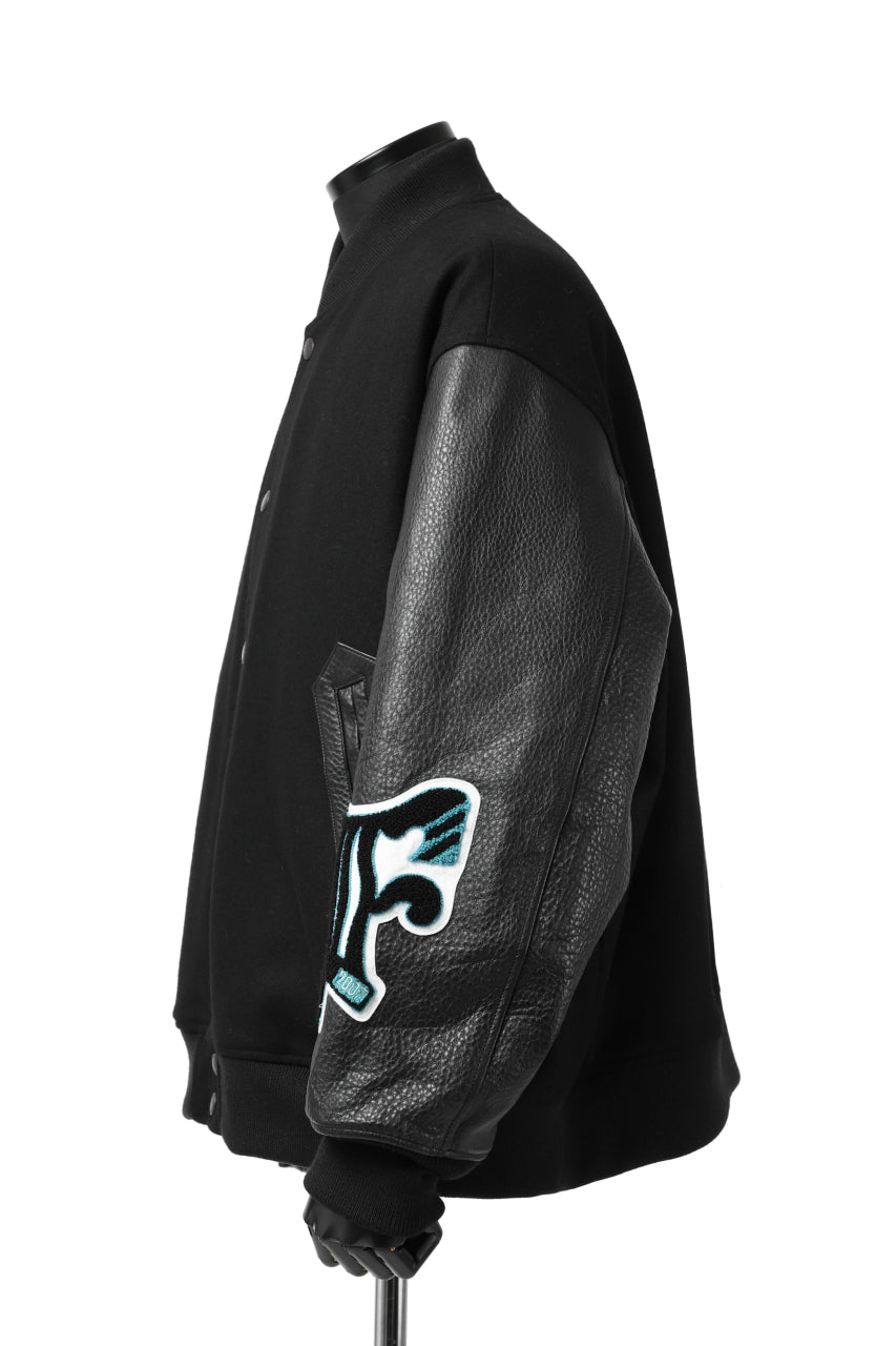 FACETASM "F" STADIUM JACKET (BLACK)