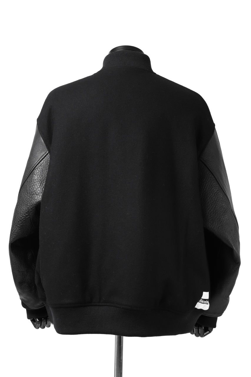 FACETASM "F" STADIUM JACKET (BLACK)