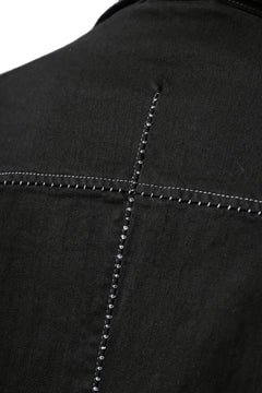 Load image into Gallery viewer, incarnation SELVEDGE JEAN JACKET / ITALY 12oz DENIM (PIECE DYED BLACK)