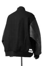 Load image into Gallery viewer, FACETASM &quot;F&quot; STADIUM JACKET (BLACK)