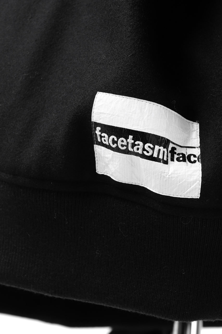 FACETASM "F" STADIUM JACKET (BLACK)