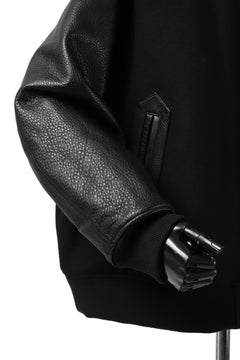 Load image into Gallery viewer, FACETASM &quot;F&quot; STADIUM JACKET (BLACK)