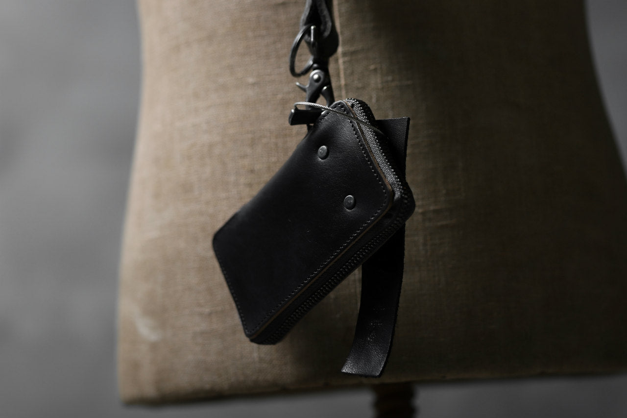 Portaille "Limited Made" ZIP KEY CASE / HORWEEN chromexcel (BLACK)