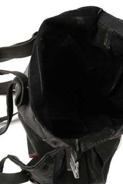 画像をギャラリービューアに読み込む, ierib roll top ruck sack / Oiled Horse Leather (BLACK)