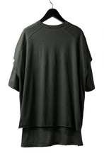 画像をギャラリービューアに読み込む, A.F ARTEFACT &quot;NO FACE&quot; LAYERED OVER SIZE TOPS (KHAKI)