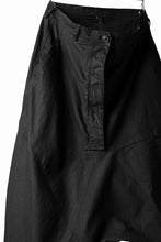 Load image into Gallery viewer, RUNDHOLZ DIP CONSTRUCTIVE LOWCROTCH TROUSER / DYED COTTON TWILL (BLACK)