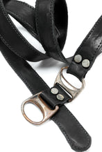 画像をギャラリービューアに読み込む, incarnation CALF LEATHER BELT D-RING #3 (BLACK)