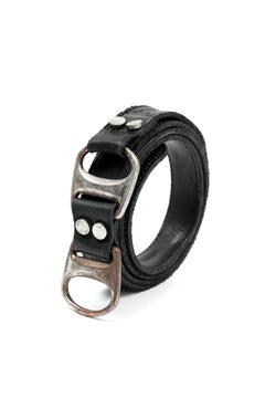 画像をギャラリービューアに読み込む, incarnation CALF LEATHER BELT D-RING #3 (BLACK)