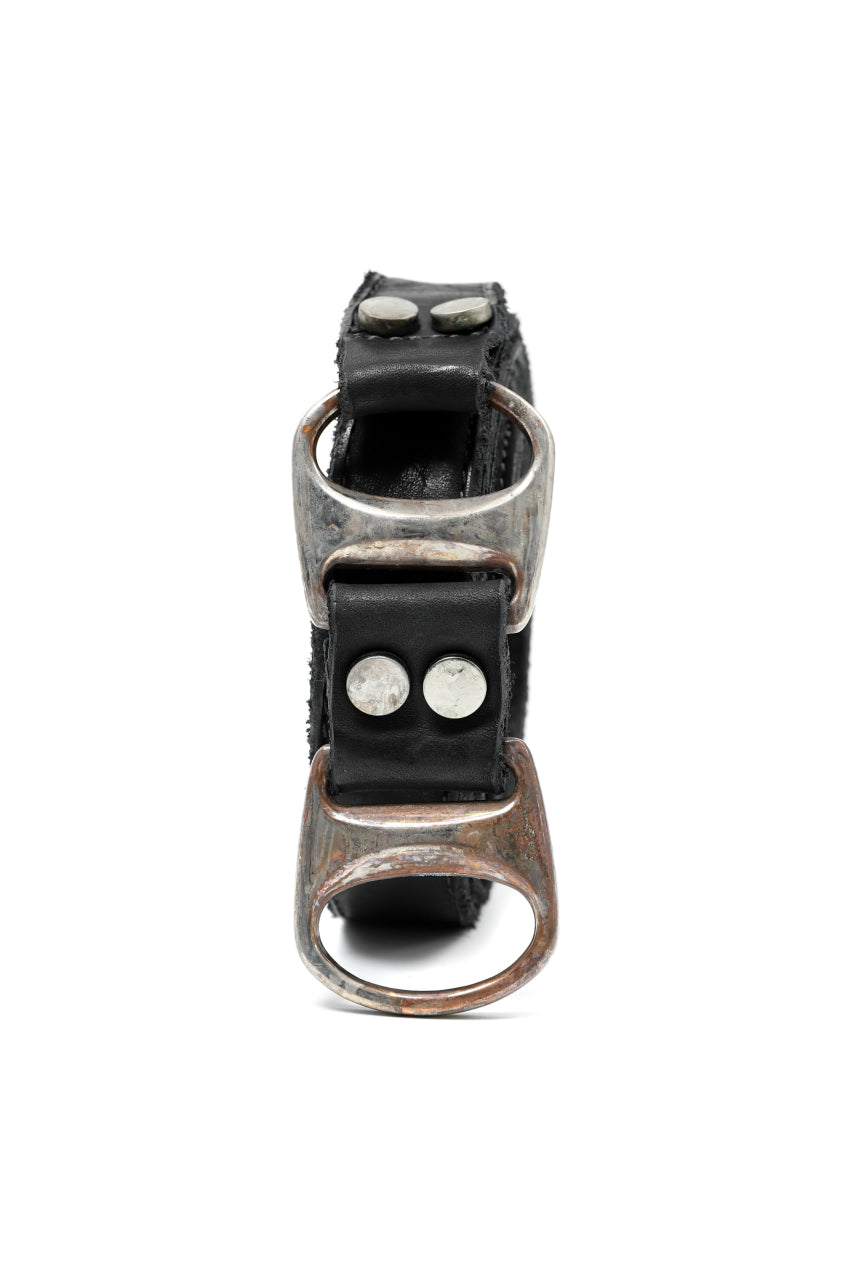 incarnation CALF LEATHER BELT D-RING #3 (BLACK)