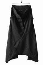 Load image into Gallery viewer, RUNDHOLZ DIP CONSTRUCTIVE LOWCROTCH WIDE PANTS / DYED MEDIUM JERSEY (BLACK)